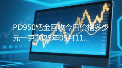 PD950钯金回收今日价格多少元一克2025年09月11日