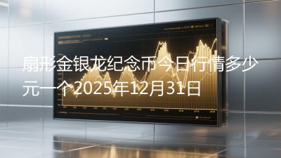 扇形金银龙纪念币今日行情多少元一个2025年12月31日