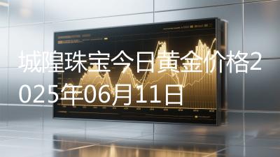 城隍珠宝今日黄金价格2025年06月11日