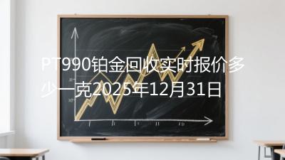 PT990铂金回收实时报价多少一克2025年12月31日