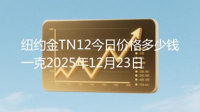 纽约金TN12今日价格多少钱一克2025年12月23日
