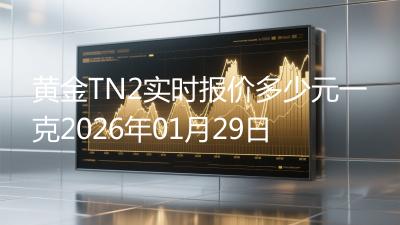 黄金TN2实时报价多少元一克2026年01月29日