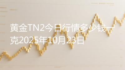 黄金TN2今日行情多少钱一克2025年10月23日