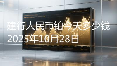 建行人民币铂今天多少钱2025年10月28日