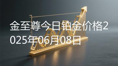 金至尊今日铂金价格2025年06月08日
