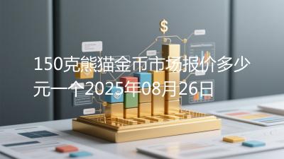 150克熊猫金币市场报价多少元一个2025年08月26日