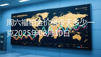 周六福铂金价格今天多少一克2025年08月10日