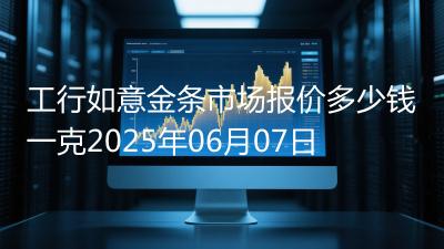工行如意金条市场报价多少钱一克2025年06月07日