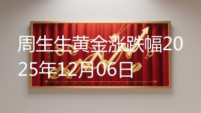 周生生黄金涨跌幅2025年12月06日