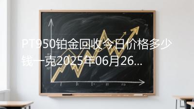 PT950铂金回收今日价格多少钱一克2025年06月26日