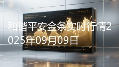 和谐平安金条实时行情2025年09月09日