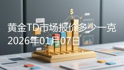 黄金TD市场报价多少一克2026年01月07日