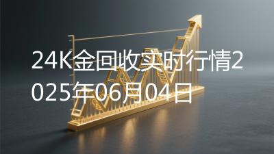 24K金回收实时行情2025年06月04日