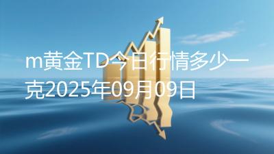 m黄金TD今日行情多少一克2025年09月09日