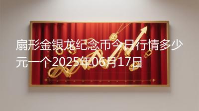 扇形金银龙纪念币今日行情多少元一个2025年06月17日