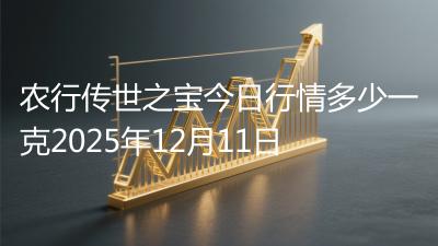 农行传世之宝今日行情多少一克2025年12月11日