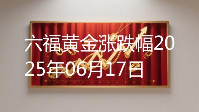 六福黄金涨跌幅2025年06月17日