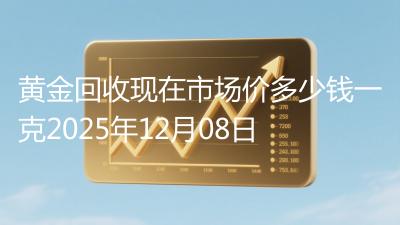 黄金回收现在市场价多少钱一克2025年12月08日