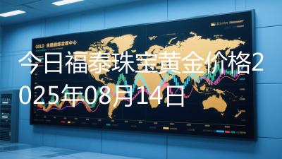 今日福泰珠宝黄金价格2025年08月14日