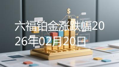 六福铂金涨跌幅2026年02月20日