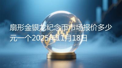扇形金银龙纪念币市场报价多少元一个2025年11月18日