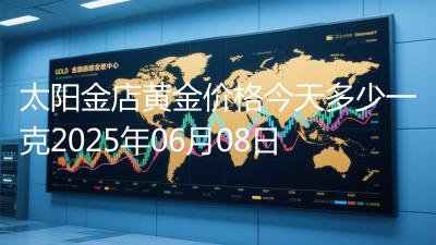 太阳金店黄金价格今天多少一克2025年06月08日