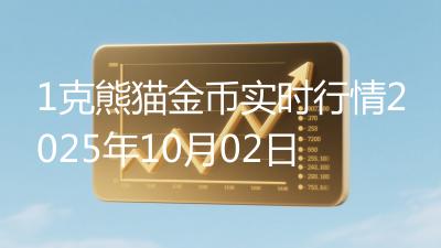 1克熊猫金币实时行情2025年10月02日