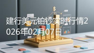 建行美元铂钞实时行情2026年02月07日