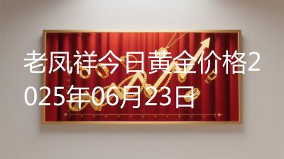 老凤祥今日黄金价格2025年06月23日
