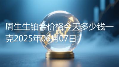 周生生铂金价格今天多少钱一克2025年06月07日