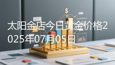 太阳金店今日黄金价格2025年07月05日