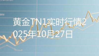 黄金TN1实时行情2025年10月27日