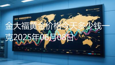 金大福黄金价格今天多少钱一克2025年06月08日