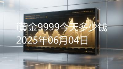 i黄金9999今天多少钱2025年06月04日