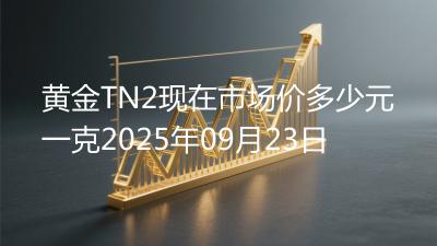 黄金TN2现在市场价多少元一克2025年09月23日