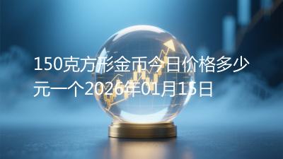 150克方形金币今日价格多少元一个2026年01月15日