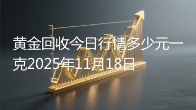 黄金回收今日行情多少元一克2025年11月18日